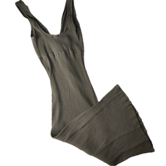 Y2K Only Hearts N.Y.C. Helena Stuart Stretch Ribbed Twisted Knot Midi Dress VTG - Picture 7 of 12